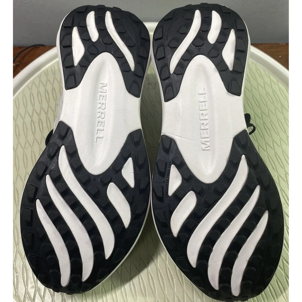 Merrell Men Morphlite White/Black Road To Trail Running Shoes Sz.9 Sneakers NWB